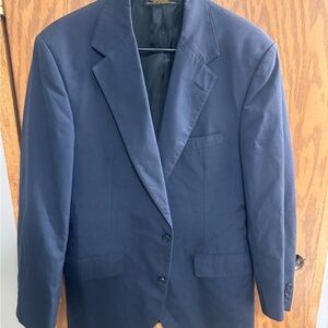 Brooks Brothers Navy Blue Two-Button Sport Coat